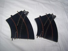 Vintage Tri-ang Minic Motorways Road / Rail track junction type B x 2 RM912 used