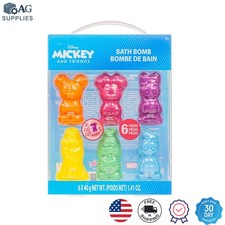Kids' Bubblegum Bath Bombs - 6 Colors of Mickey Friends for Bathtime Fun