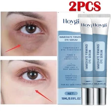2PCS Anti Aging Firming Eye Serum Reduces Under-Eye Bags, Wrinkles, Dark Circles