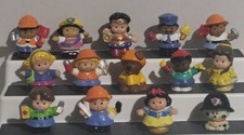 Fisher Price Little People Lot of 14 Figures Incldes Dogs Girls Boys  More
