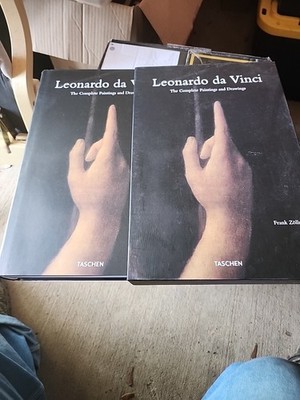 LEONARDO DA VINCI Complete Paintings and Drawings Frank Zollner Taschen W/ Slip 