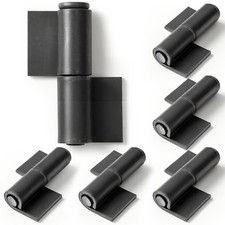 Zonon 6 Pcs 3-1/4" x 1-5/8" Heavy Duty Weld on Gate Hinges Weldable Barrel Style