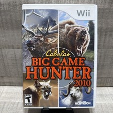 Cabela's Big Game Hunter 2010 (Nintendo Wii, 2009) Tested Working Free Shipping