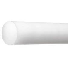 Manufacturer Varies White UHMW-PE Rod Stock 3 ft. L, 1" Dia. BULK-PR-UHMW-37