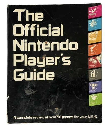 The Official Nintendo Player’s Guide Book Vintage 1987 *NO STICKERS*