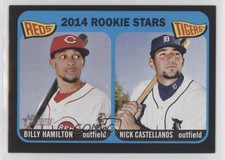 2014 Heritage Rookie Stars Black Border Billy Hamilton Nick Castellanos 0s55