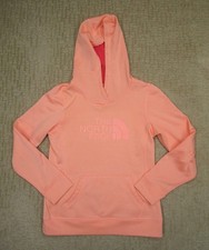 The North Face Hoodie Women Medium Peach Performance Sweatshirt Pullover