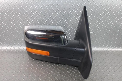 11-14 F150 Chrome Cap Passenger Right RH Power Fold Door Mirror Heated Glass OEM