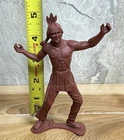 Vintage Marx 5 in. Plastic Indian Brave Native American Figure
