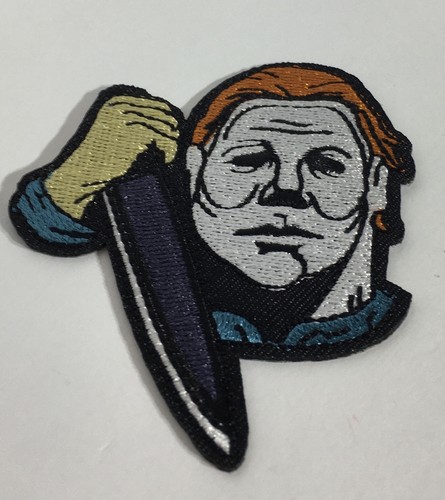 Halloween Michael Myers 3" High Quality Embroidered Iron On Patch NEW - Picture 3 of 4