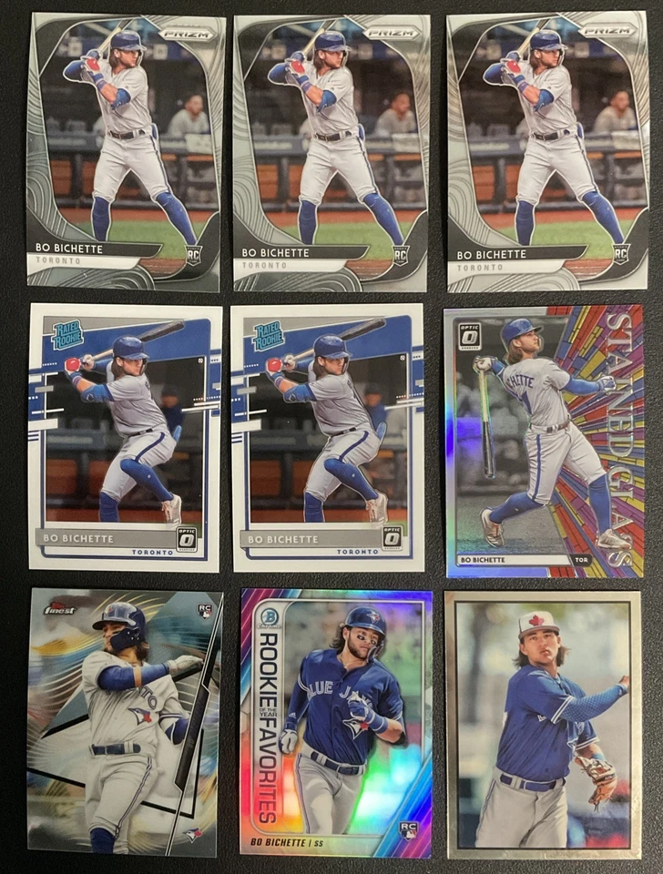 Bo Bichette 2020 Topps Chrome Bowman RC Rookie Mega Box Mojo Blue jays Lot 32 - Image 4 of 4