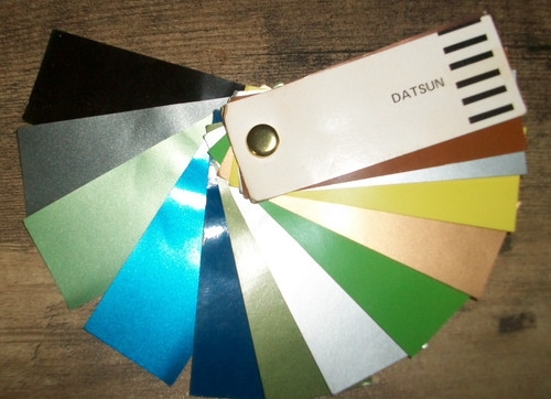 1979 Datsun 280Z Z 2+2 200SX B210 310 510 810 auto RM paint chips selection set