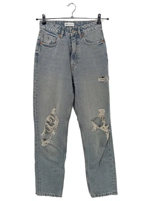 ZARA Jeans boyfriend Dames Jeans T EU 34 bleu style décontracté - Photo 1/4