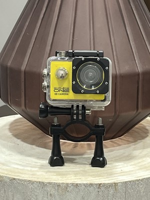 Explore One HD Action Camera Yellow Waterproof Case WiFi Helmet Mount