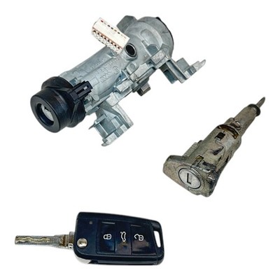 Schlosssatz Zündschloss Schlüssel Funkfernbedienung Seat Leon 5F 1K0905851B
