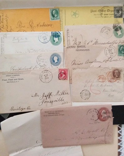M54# Old 1800's Cover / Fancy Cancel Lot. ** COMBINED SHIPPING
