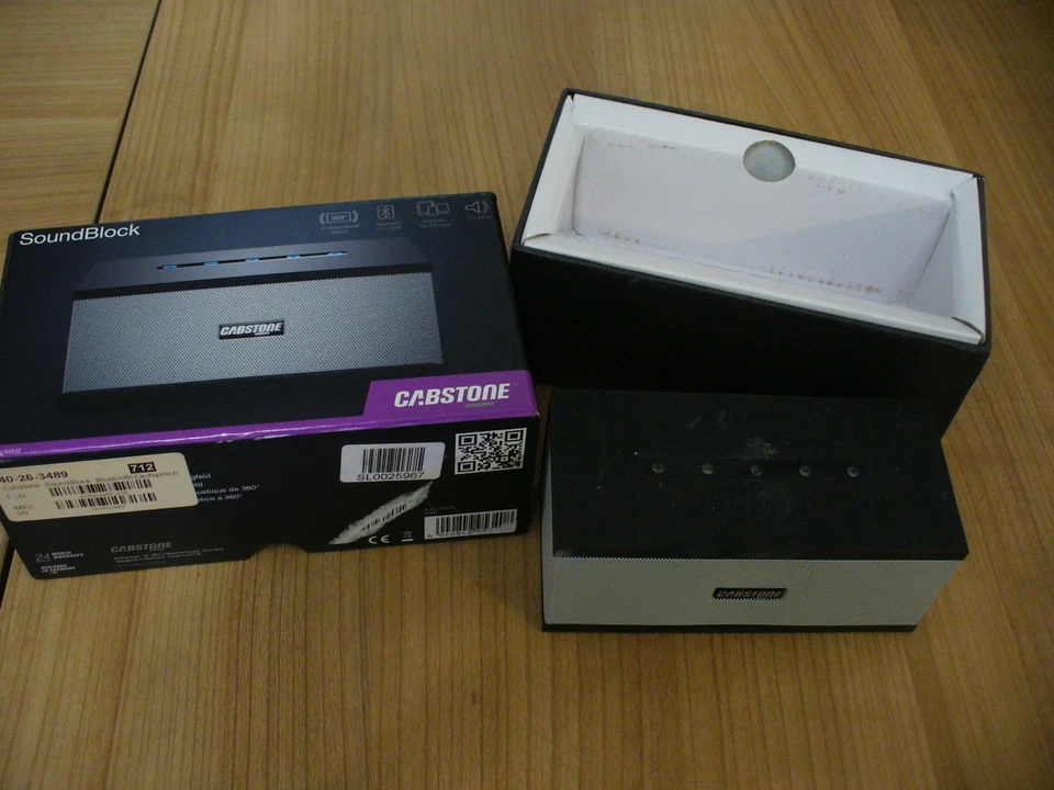 CABSTONE SOUNDBLOCK 95340 BLUETOOTH LAUTSPRECHER SCHWARZ