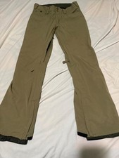 BURTON CARGO PANTS SNOWBOARDING SKI LIVING LINING PANTS SZ S Very Clean