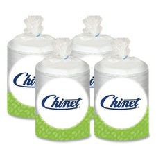 Chinet 21232 Classic 9.75" Paper Dinnerware Plate - White 125/PK, 4 PK/CT New