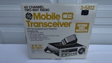 Vintage GE 3-5812 TWO-WAY 40 Channel Mobile CB Radio Transceiver New Open Box 