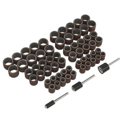 Sealey Rotationswerkzeug Schleifbänder Set 63 Stück RTA63SB