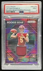 2024 Prizm Jayden Daniels Rookie Gear RC Jersey Purple Pulsar #RG-JDS PSA 9