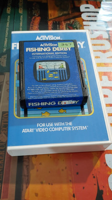 Fishing Derby (1982) ATARI 2600 VCS (Modul, new Box) works classic 8-bit