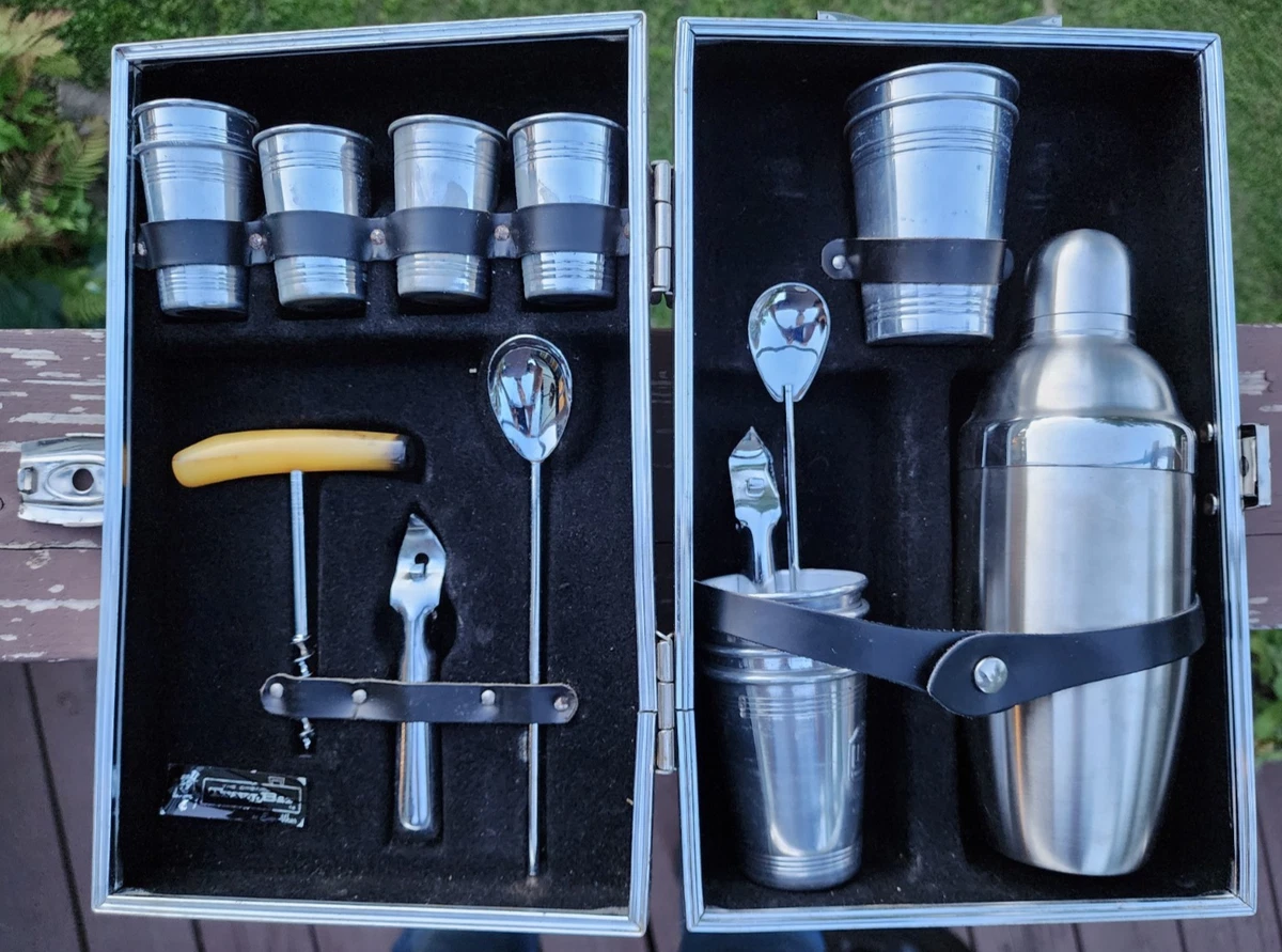 Vintage Travel Bar Set for sale | eBay