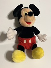 Disneyland Walt Disney World Vintage Mickey Mouse Plush Stuffed Animal 16  