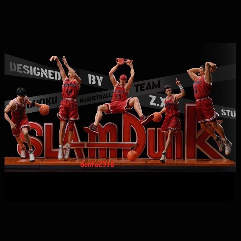 SLAM Dunk Shohoku Equipo de Baloncesto Anime Figura Estatua Adorno Decoración Regalos