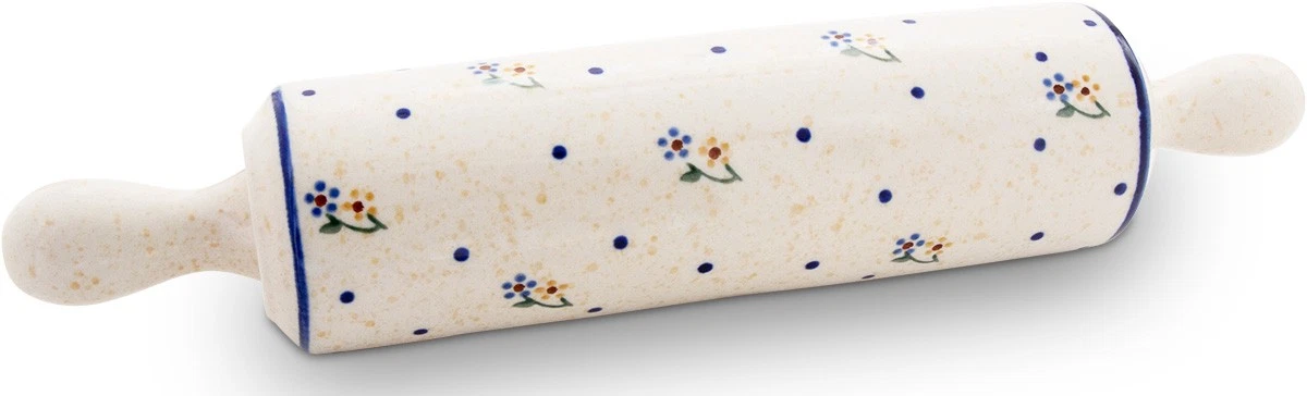 Bunzlauer ceramic rolling pin dough roller roller with ergonomic handle Dek 111