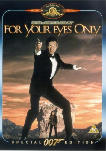 For Your Eyes Only (DVD) Roger Moore Carole Bouquet Topol Lynn-Holly Johnson