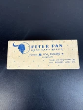 Vintage WM Rogers Peter Pan Silverplate Curved Handle Baby Spoon Polished