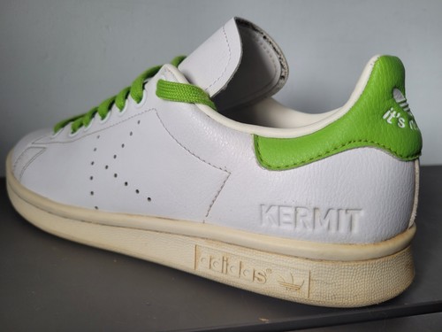 Baskets Adidas Stan Smith x Disney Kermit « Ce n'est pas facile d'être vert » UK 7,5 - Photo 7/18