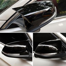 2* Schwarz Spiegelkappen für BMW F20 F22 F30 F31 F32 F33 F34 F35 F36 DE