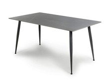 Image of RIGA 1.6m grey dining table