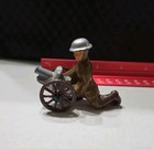Vintage 1930s Manoil WWI ARMY ARTILLERY SOLDIER Lead Figure — photo 2