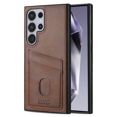Business PU Leather Card Slot Wallet Case For Samsung Galaxy S26 Ultra/S26 Plus