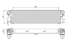 Ladeluftkühler VALEO 818311 Aluminium für MERCEDES VITO Tourer W447 5 KLASSE 114
