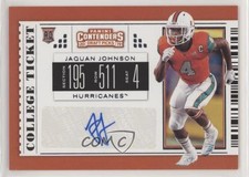 2019 Panini Contenders Draft Picks College Ticket Jaquan Johnson #194 Auto 00jz