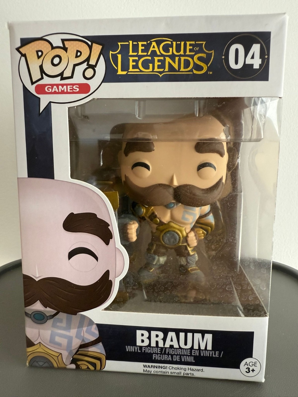 Funko Pop! Braum #04 League Of Legends Vinyl Figure Games Boxed