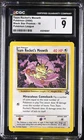 CGC 9 TEAM ROCKET'S MEOWTH 18 POKEMON LEAGUE BLACK STAR PROMOS POKEMON MINT