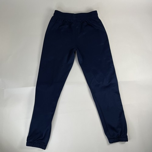 Reebok Track Pants XL 18/20 Navy Blue Youth Kids Joggers Drawstring Used Stained - Picture 11 of 12