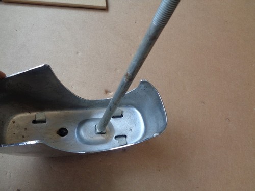 Fiat 850 Chrom Horn Stoßstange Stoßstangenhorn original NEU original1x - Bild 5 von 6