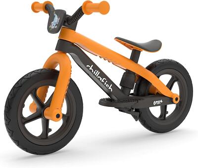 Chillafish Bmxie² Laufrad mit Fußbremse für Kinder 2 bis 5 Jahren (Orange)