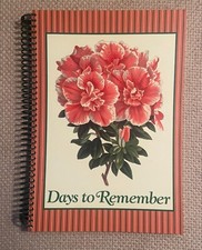 Vtg 1992 Lillian Vernon Days To Remember Birthday Anniversary Calendar Book