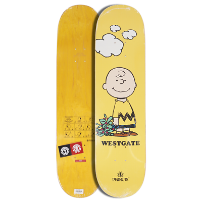 ELEMENT / PEANUTS / スケートボードデッキ / 8.25インチ Element x Peanuts Charlie Brown 8