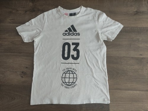 adidas 03 Bank & Black Girl T-Shirt Size 13-14 Years - Picture 2 of 7