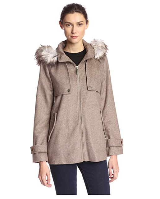 Kensie J9261 kensie Womens Hooded Coat 