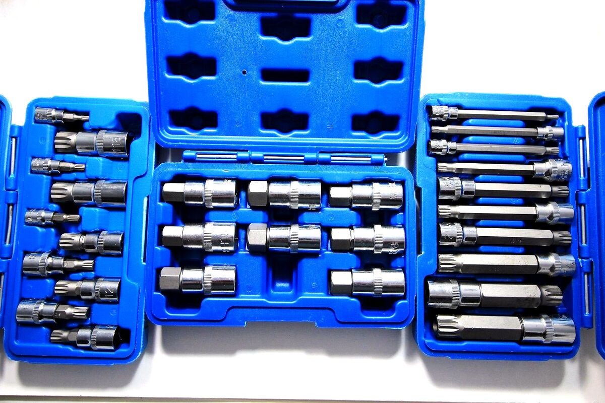 28pc Hex & XZN 12 Point MM Triple Square Spline Bit Socket 28pc Hex & XZN 12 Point MM Triple Square Spline Bit Socket